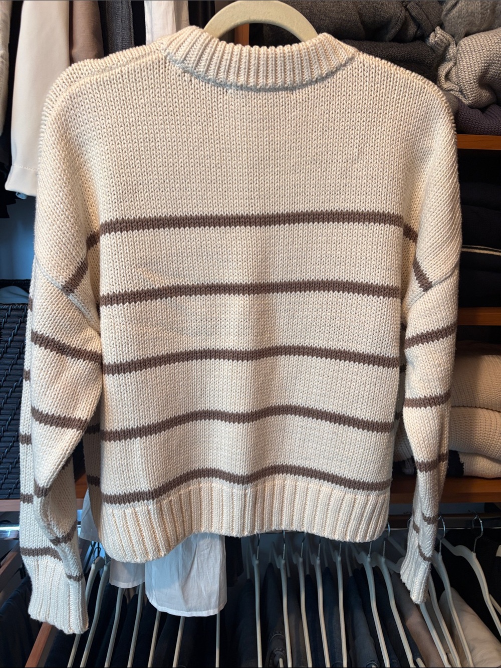 Jenni Kayne - Chloe Crewneck Cotton Sweater - Small - Picture 6 of 6